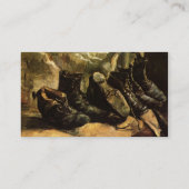 Carte De Visite Trois paires de chaussures de Vincent van Gogh (Dos)