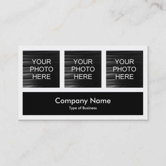 Carte De Visite Trois photos plus un (Devant)