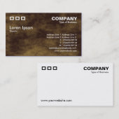 Carte De Visite Trois Rectangles - Texture terrestre planétaire (Devant / Derrière)