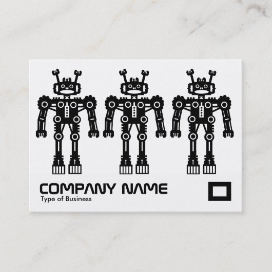 Carte De Visite Trois robots (Devant)