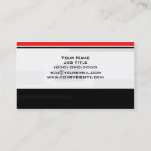 Carte De Visite Trois technologies (Dos)