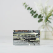 Carte De Visite Trolley de San Francisco (Debout devant)