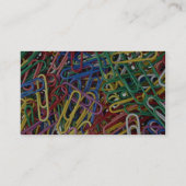 Carte De Visite Trombones colorés (Dos)