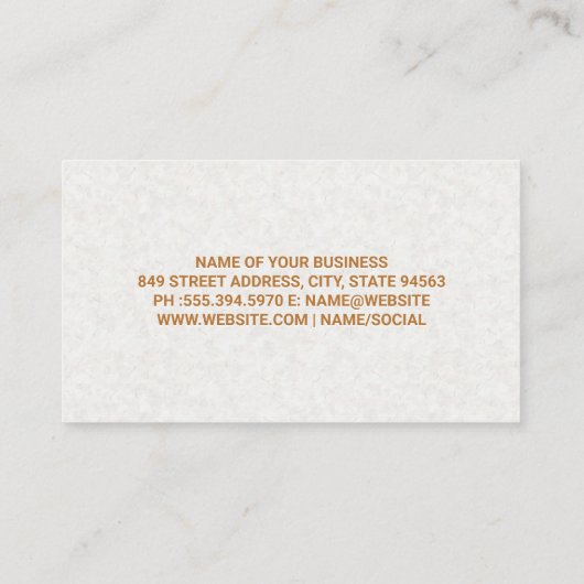 Carte De Visite Trompette (Dos)