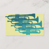 Carte De Visite Trompette - affaires (Dos)