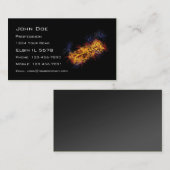 Carte De Visite Trompette ardente (Devant / Derrière)