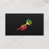 Carte De Visite Trompette lisse (Dos)