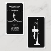 Carte De Visite trompette moite (Devant / Derrière)