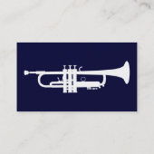 Carte De Visite trompette simple (Dos)