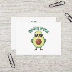 Carte De Visite Trop Cool Pour Guac Mug Avocat Drôle Cadeau Pun