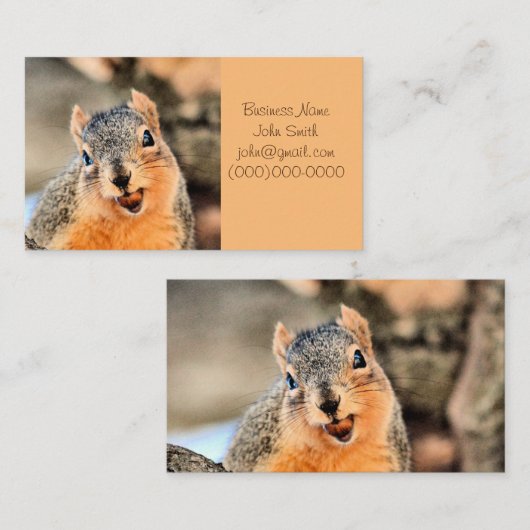 Carte De Visite Trop mignon (Devant / Derrière)