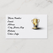 Carte De Visite Trophée d'or (Dos)