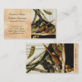 Carte De Visite Trophées de la chasse, Claude Monet 1862 (Devant / Derrière)