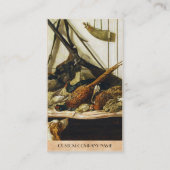 Carte De Visite Trophées de la chasse, Claude Monet 1862 (Dos)