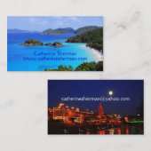 Carte de visite tropical (Devant / Derrière)