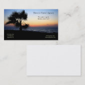 Carte de visite tropical (Devant / Derrière)