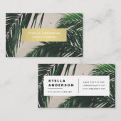 Carte De Visite Tropical (Devant / Derrière)