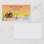Carte de visite tropical (Devant / Derrière)