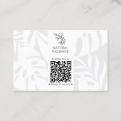 Carte De Visite Tropical Botanical Rose Retail Produits de beauté (Dos)