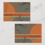 Carte de visite tropical de brise (Devant / Derrière)