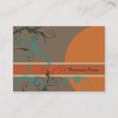 Carte de visite tropical de brise (Dos)