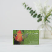 Carte de visite tropical de poissons (Debout devant)