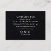 carte de visite tropical du soleil (Dos)