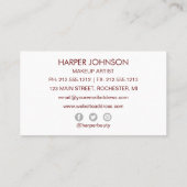 carte de visite tropical du soleil (Dos)