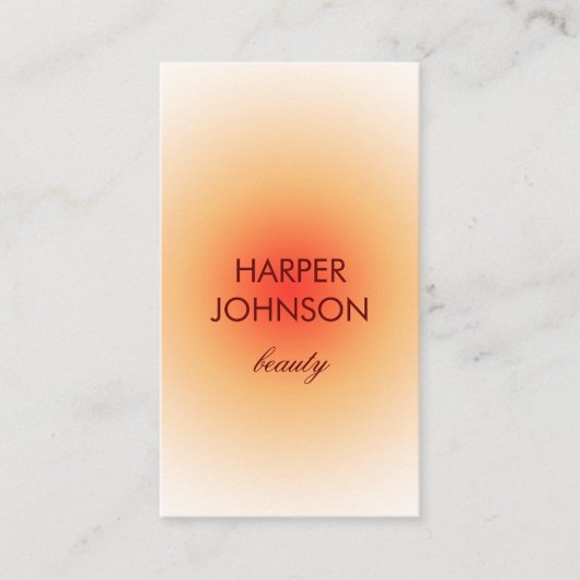 carte de visite tropical du soleil (Devant)