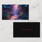 Carte De Visite Tropical Hawaiian Walking Path (Devant / Derrière)