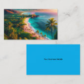 Carte De Visite Tropical Maui Island Paradise (Devant / Derrière)