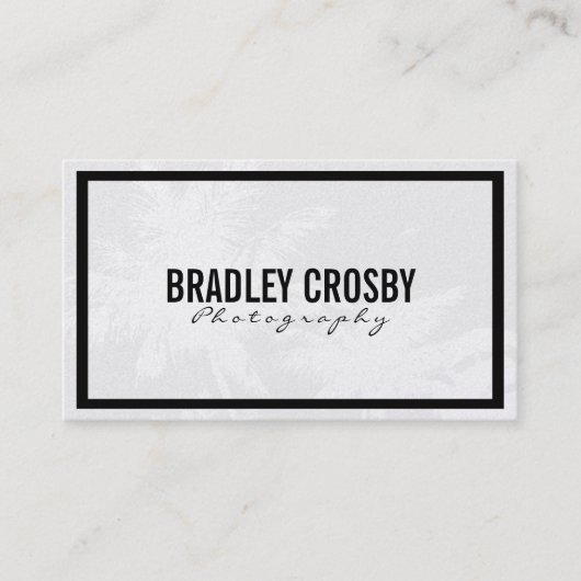 Carte De Visite Tropical | Variation (Devant)