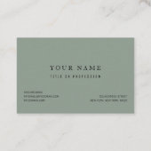 Carte De Visite Tropical Watercolor Leaves & Flowers Pattern (Dos)