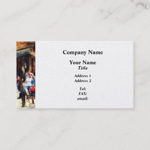 Carte De Visite Trottoir bondé de New York
