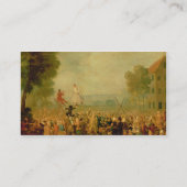Carte De Visite Troupe d'acteurs exécutant sur Tightrope (Dos)