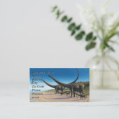 Carte De Visite Troupeau de Diplodocus (Debout devant)