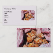 Carte De Visite Trous de donut sucrés (Devant / Derrière)