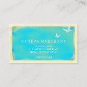 Carte de visite trouvé par paradis de (Dos)