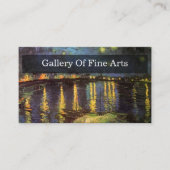 Carte De Visite Trouver la galerie d'art Thème Van Gogh (Devant)