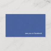 Carte De Visite Trouvez-moi sur facebook Update 2018 CC1036 (Dos)