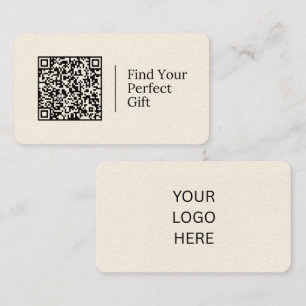 Carte De Visite Trouvez votre cadeau idéal Code QR personnalisab