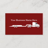 Carte De Visite Trucking And Freight Courier Business Cards (Devant)