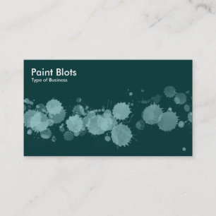 Carte De Visite Trucs de peinture - Vert Lt sur Vert Dk