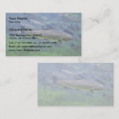 Carte De Visite Truite arc-en-ciel (Devant / Derrière)