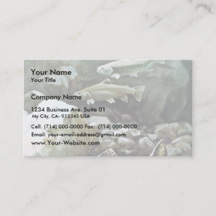 Carte De Visite Truite de Brook