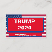 CARTE DE VISITE TRUMP 2024 (Dos)