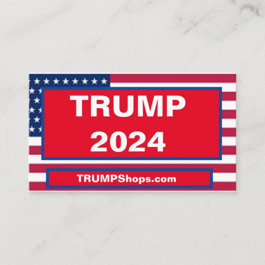 CARTE DE VISITE TRUMP 2024 (Devant)