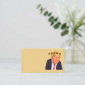 Carte de visite Trump/Trump l'imbécile (Debout devant)