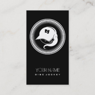 Carte De Visite Trumpcards - le DJ BADINENT le jockey de disque