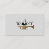 Carte De Visite Trumpet Teacher (Devant)